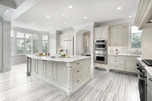 Modern white kitchen design
